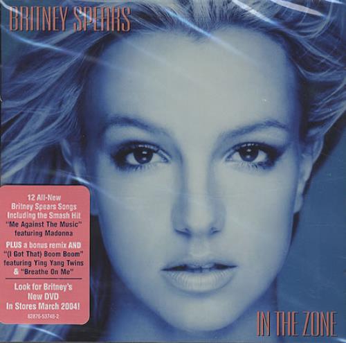 Britney Spears In The Zone US CD album (CDLP) (406905)